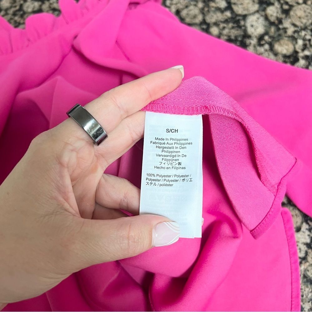 Chic Pink Ruffle Blouse - Picture 9 of 10